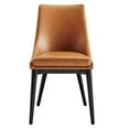 thumbnail image 6 of Modway Viscount Dining Side Chair Vinyl Set of 2 in Tan, 6 of 10