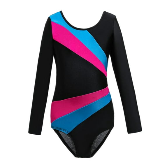 Gyratedream Gymnastics Leotards for Little Big Girls Long Sleeve Basic Ballet Dance