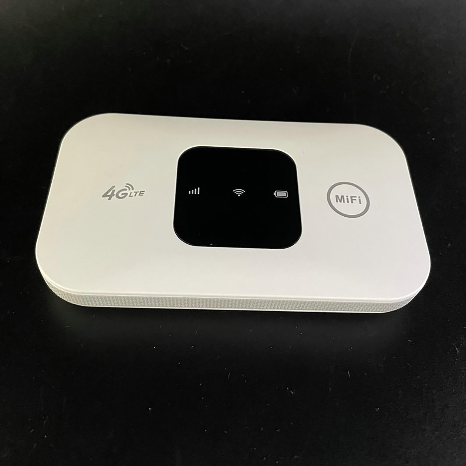 1 Pc 4G LTE Mobile Hotspot — Portable WiFi Router, High Speed Wireless Internet for Travel & Car, Supports 10 Devices, SIM Card Slot