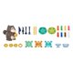 thumbnail image 1 of Plastilina, cortadores de plástico para modelar, accesorios, herramientas para plastilina para niños Squirrel 26pcs, 1 of 9