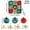 C, variant on kladzum Christmas Ball Ornaments 35pc Plastic Stripe Hanging Ball, Shatterproof Christmas Tree Decorations, Exquisite Christmas Ornaments Set Holiday Party Decoration Supplies