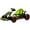 Green, variant on Kicctian 24V Kids Electric Go Kart, Dual 200W Motors Drift Kart, Up to 8MPH, 7AH Battery, Safety Belt, Electric Pedals, Music, Outdoor Ride-On Racing Toy for Ages 6-12,White