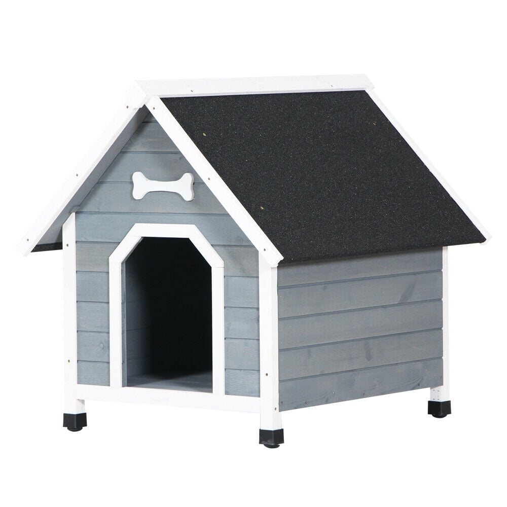 Wood Waterproof Home Outdoor House Deluxe Extra Large Pet Dog All Weather Kennel 