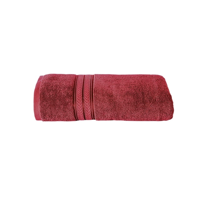 Toalla Encanto Estándar Medio Baño Lisa Rojo Colchas Concord S525MJP
