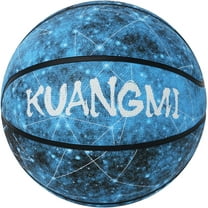 Kuangmi Fancy Rubber Basketball, Office Regulation Size 7(29.5") Streetball, Made for Indoor Outdoor Basketball Games
