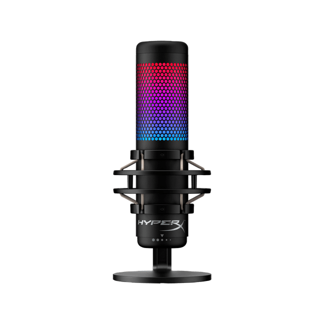 Micrófono USB HyperX QuadCast S RGB Negro/Gris