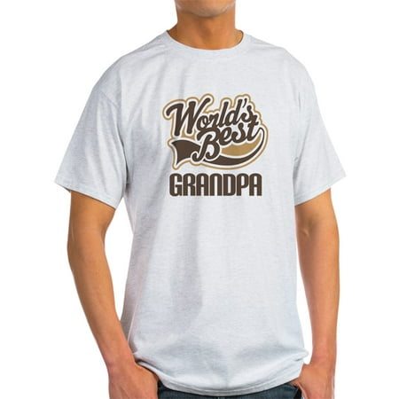 Worlds Best Grandpa - Light T-Shirt (Worlds Best Natural Boobs)