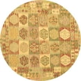 thumbnail image 1 of Ahgly Company Indoor Round Southwestern Brown Country Area Rugs, 8' Round, 1 of 4