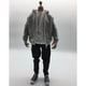 thumbnail image 2 of Trajes de Acción , Cremallera + Gorro + Camiseta + Conjunto de Cinturón para, Model Hugo trajes de figura de acción masculina, 2 of 7