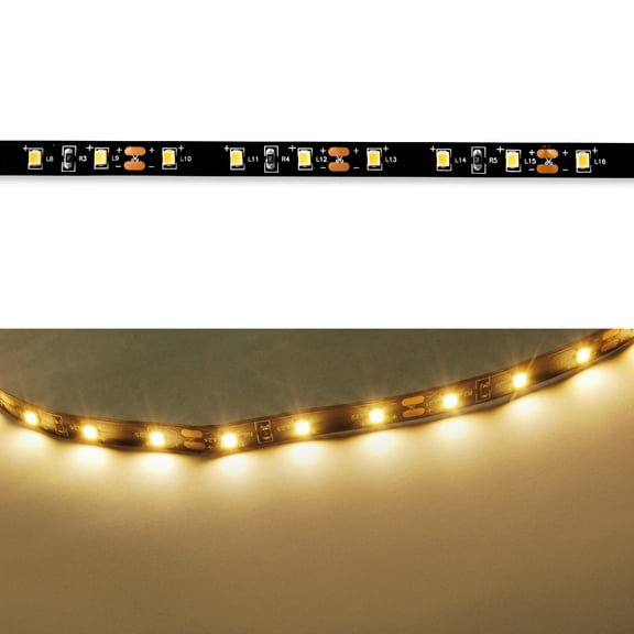 Dream Lighting 60inch LED Decor Flexible Strip Lights,12Volts,Fits for RV SUV,Atmosphere Roll Light,Non-Waterproof,Warm White