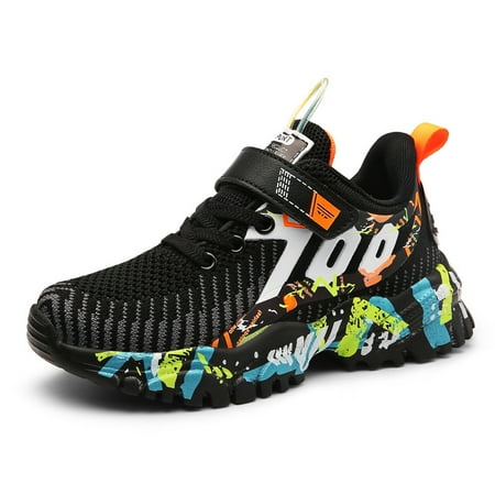 

Boys Girls Running Shoes Trendy ”700” Graffiti Breathable Lightweight Comfy Outdoor Walking Shoes For Toddler Children Kids Sneakers Spring And Summer