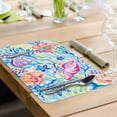 thumbnail image 6 of CounterArt Poinsettia Garden 4-Pack Reversible Plastic Tabletop Placemats, 6 of 7