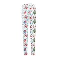 thumbnail image 4 of Women's Christmas Print Stretchy Soft Leggings, Casual Home Sleep Pants, Light Blue, XL, 4 of 4