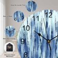 thumbnail image 5 of Wall Clock Blue Abstract Paint Clocks PVC Silent Non-Ticking Battery Operated Decorative Modern Art Ombre Graffiti Round Clock for Home Living Room Kitchen Bedroom Office School Wall Decor 10 Inch, 5 of 9