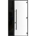 thumbnail image 3 of Front Exterior Prehung Steel Door / Dekton 0118 Natural Noir / Side Exterior Window Sidelite / Entry Metal Modern Painted W36+14x96 Left-hand, 3 of 5