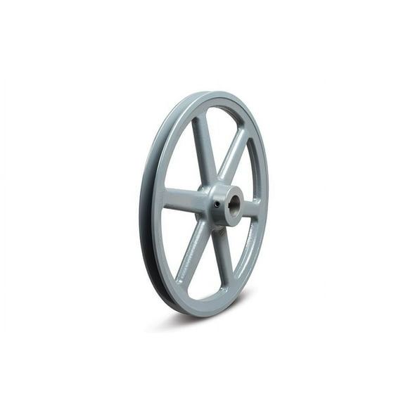 TB Woods AK2658 FHP Bored-to-size V-Belt Sheave, A Belt Section, 1 Groove, 5/8" Bore, Cast Iron, 2.65" OD, 9440 max rpm