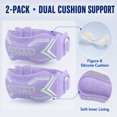 thumbnail image 6 of GADE 2-Pack Knee Strap, Adjustable Knee Brace Tendon Support Band for Running, Jumpers Knee, 6 of 7