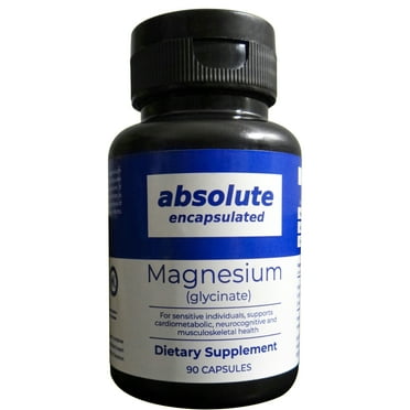 Absolute Encapsulated Magnesium Glycinate 240 mg 90 Caps 45 Day Supply