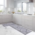 thumbnail image 4 of Alfombrillas de cocina LuxStep, antifatiga, impermeables y antideslizantes, color gris, 4 of 7