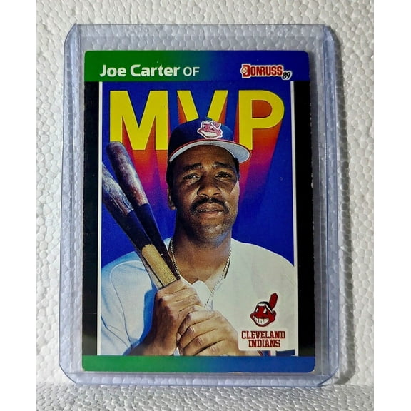 Joe Carter 1989 Donruss MLB #BC-3 Baseball Card Cleveland Indians