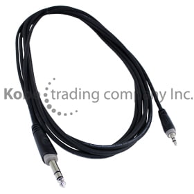 REVOLUTION - EXT-20430 - Audio Cable OFC bal.w/REV Connect,3.5mm St M to 1/4''(6.3mm)St M,6ft(1.8m)