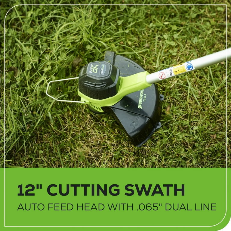 Greenworks 40V Cordless Weed Eater, String Trimmer & Leaf Greenworks 40V Cordless Weed Eater, String Trimmer & Leaf