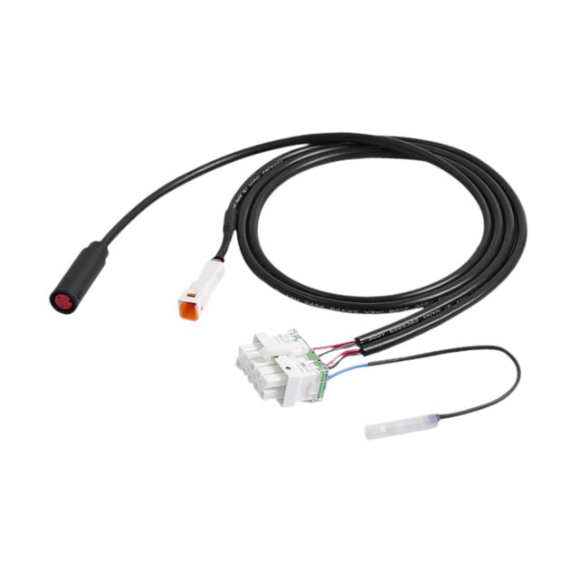 Cable de luz trasera para patinete eléctrico, impermeable, conexión de luz trasera, ligero, LED, repuesto, material de goma, mejora la visibilidad, ad