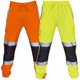 thumbnail image 1 of Farfi Hombres Strips reflectantes Patchwork Sededed Pantalones con cordón Jogging Pantalones de carga Amarillo Farfi Pantalones, 1 of 2