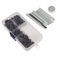 thumbnail image 1 of Blesiya - Juego de 40 Botones a Presión, Botón de Presión con Herramienta de Fijación, Suministros de Joyería para Bricolaje Metálico Baoblaze Botones de cierre a presión, 1 of 8