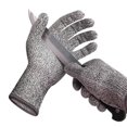 thumbnail image 4 of Guantes anticorte Grado alimenticio EN388 certificado nivel 5 protección para construcción de madera de cocina GL02 XL（26cm） brillar Electrónica, 4 of 5