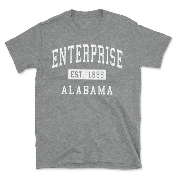 Enterprise Alabama Classic Established Men's Cotton T-Shirt