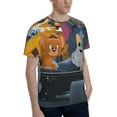 thumbnail image 2 of Tom And Jerry T-Shirts 3d Printed Short Sleeve Tee Shirt For Men, 2 of 8