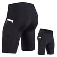 thumbnail image 2 of PIMSSY Men Shorts Sports Fitness Quick Drying Training Tight Pocket Athletic Shorts Solid Color Summer Outdoor Male Soft Bottoms, 2 of 5