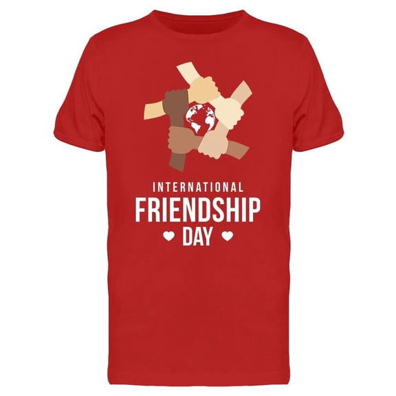International Friendship Day Tee Men's -Image by Shutterstock
