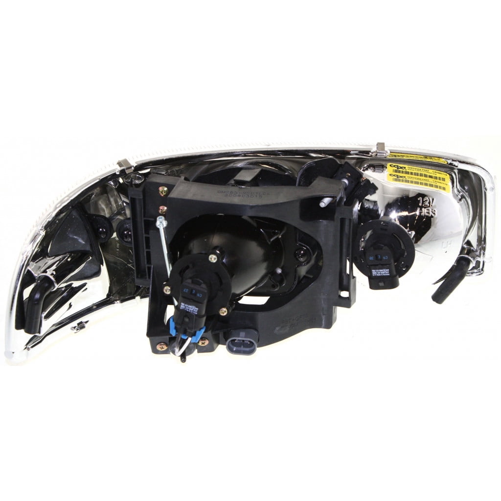 For GMC Sierra 1500 Classic 2007 Headlight Assembly Driver Side | w/ Denali | CAPA | Replacement For GM2502214, GM2502214C | 15125237, 15150995