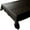 Black, variant on Pintuck Taffeta Tablecloth Lime Green