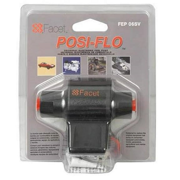 12V Facet Posi-Flo Solid State Fuel Pump Fits Kit Carbureted Engine Facet 50106N