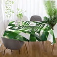 thumbnail image 6 of Ryvnso Green Geometric Rectangle Table Cloth Tablecover Dinning Tablecloth 54"x72", 6 of 8