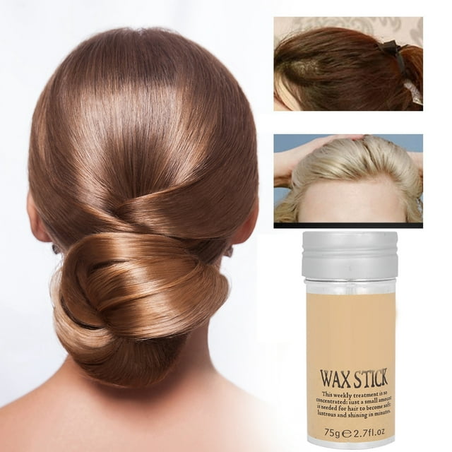 Cire Finition Cheveux Cassés Rafraîchissante Cire Modelante Cheveux Cassés Fixée Non Grasse 3 Extraits Naturels pour Femmes Enceintes Réparation Cheveux