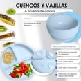 thumbnail image 3 of Set de alimentación para bebés Bluet B- Silicona con chupete, 11 unidades, azul, 3 of 7