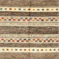 thumbnail image 1 of Ahgly Company Indoor Square Contemporary Sienna Brown Abstract Area Rugs, 7' Square, 1 of 6