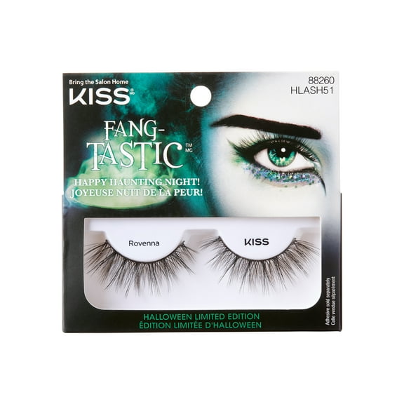 KISS Halloween Limited Edition False Eyelashes, ‘Rovenna’, 1 Pair
