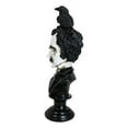 thumbnail image 4 of Gothic Day of The Dead Edgar Allan Poe Bust With Quoth The Raven Crow Figurine, 4 of 10