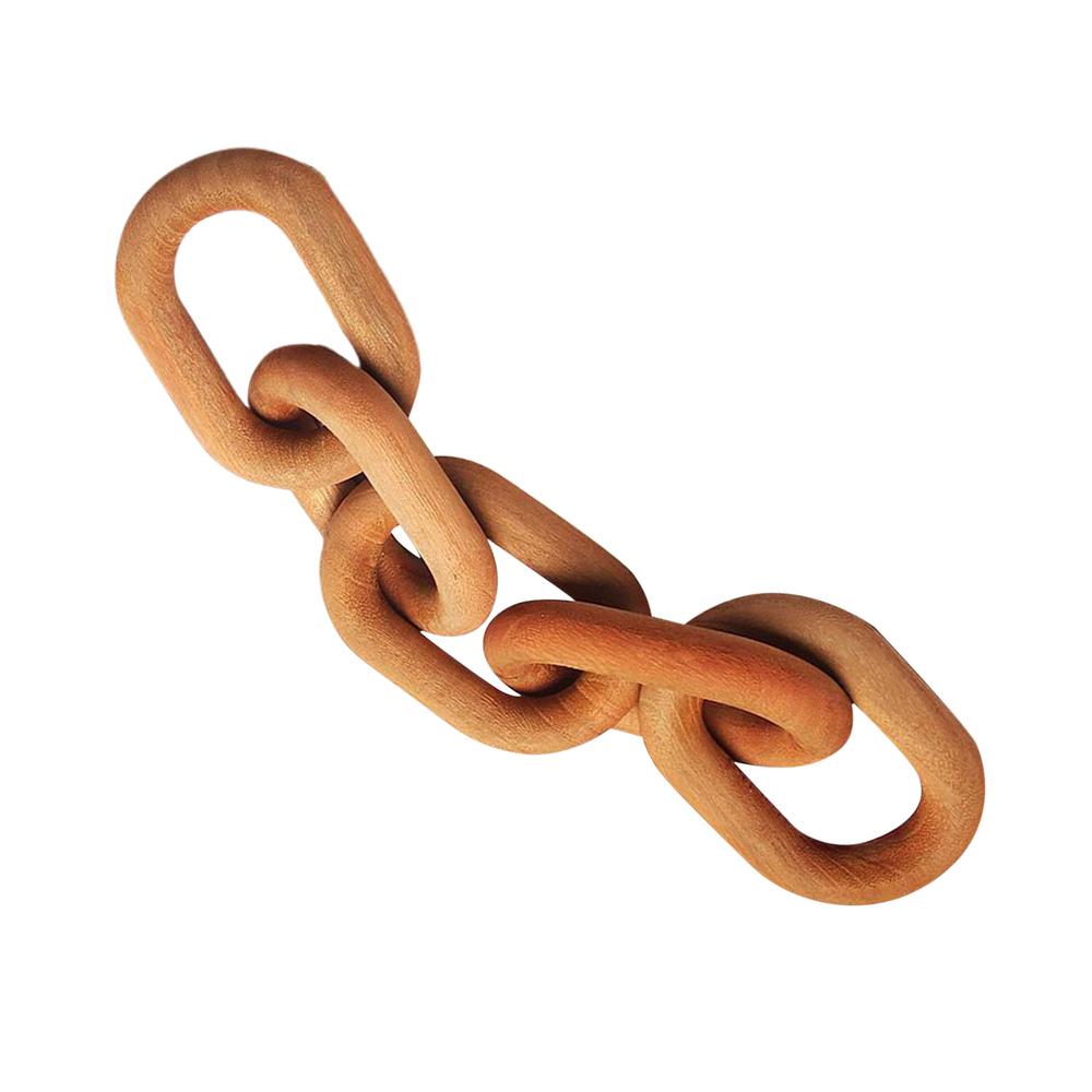 Catinbow Wooden Chain Link Decor MultiColors Decorative Wooden Chain Link HandCarved Wooden