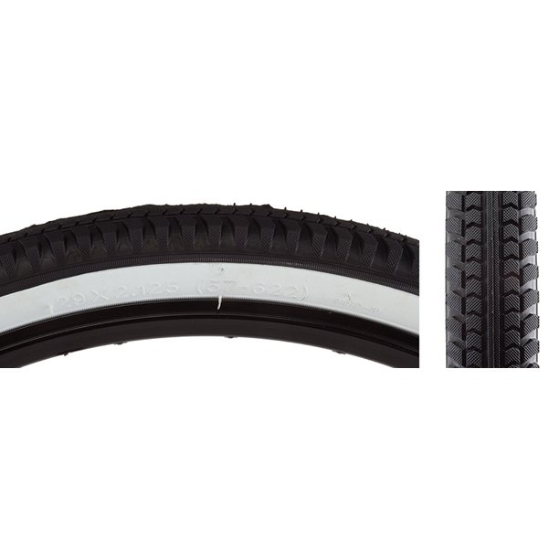 SUNLITE Tires Sunlt 29X2.125 Bk/Wht Cruiser A1072