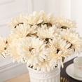 thumbnail image 4 of 5pcs Ramo de Artificial Decoración Floral Blanco, 4 of 9