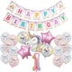 thumbnail image 2 of Globo de unicornio de 32 pulgadas, juego de globos de aluminio con números, decoración para fiestas de cumpleaños, vajilla desechable de unicornio para niños, suministros para fiestas de baby shower, 2 of 5
