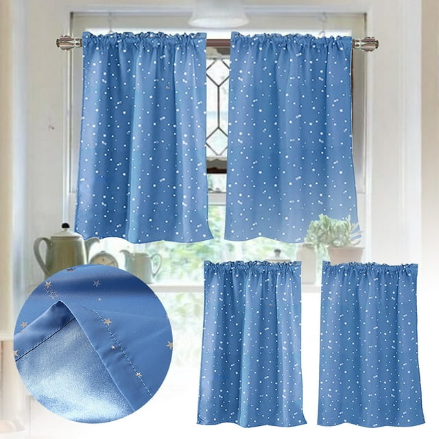 Star Curtains Short Curtains Small Curtains Rod Curtains Kitchen Coffee Curtains Bedroom Curtains Lace Curtains 29 X 36 120 Length Curtains Curtains for Bedroom Sheer Extra Wide Shower Curtain Liner
