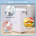 thumbnail image 3 of Label Maker - D110 Portable Thermal Bluetooth Wireless Mini Label Printer with 1 Roll Tape, Printable Width 12mm, White, 3 of 7
