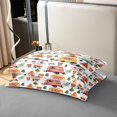 thumbnail image 4 of Erosebridal Colorful RV Car 100% Cotton Comforter Cover King, Rustic Camping 100% Cotton Comforter Cover King, Camper Decor, Reversible 3pcs（No Comforter）, 4 of 6